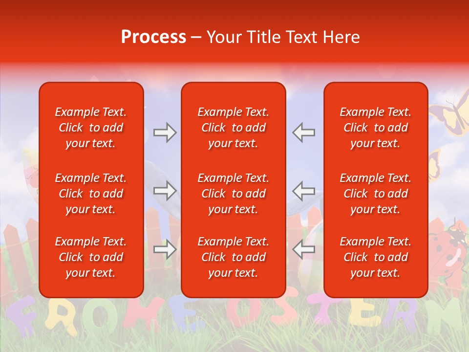 Osterhase Eier Easter PowerPoint Template