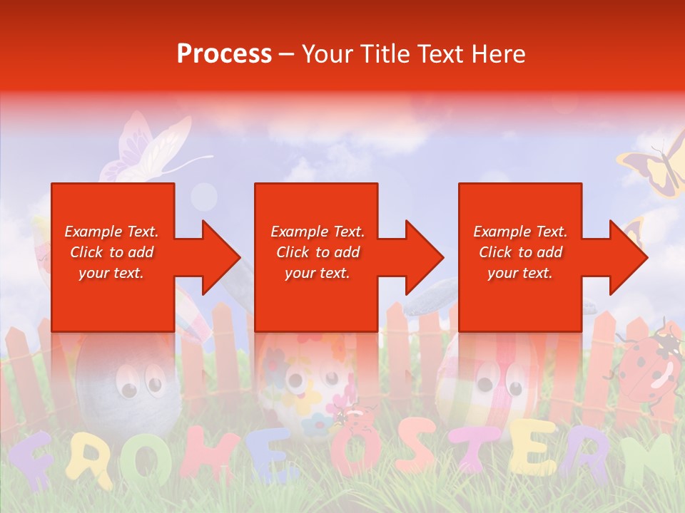 Osterhase Eier Easter PowerPoint Template