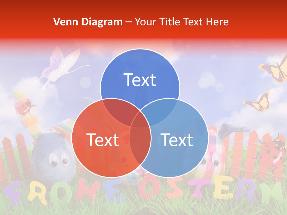 Osterhase Eier Easter PowerPoint Template