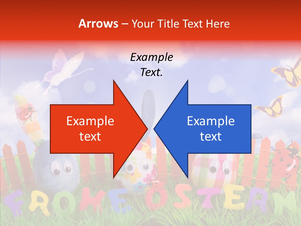 Osterhase Eier Easter PowerPoint Template