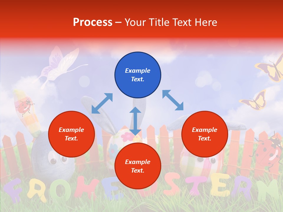 Osterhase Eier Easter PowerPoint Template