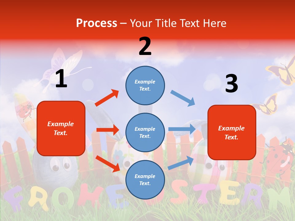 Osterhase Eier Easter PowerPoint Template