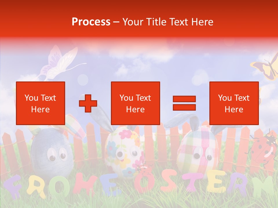 Osterhase Eier Easter PowerPoint Template