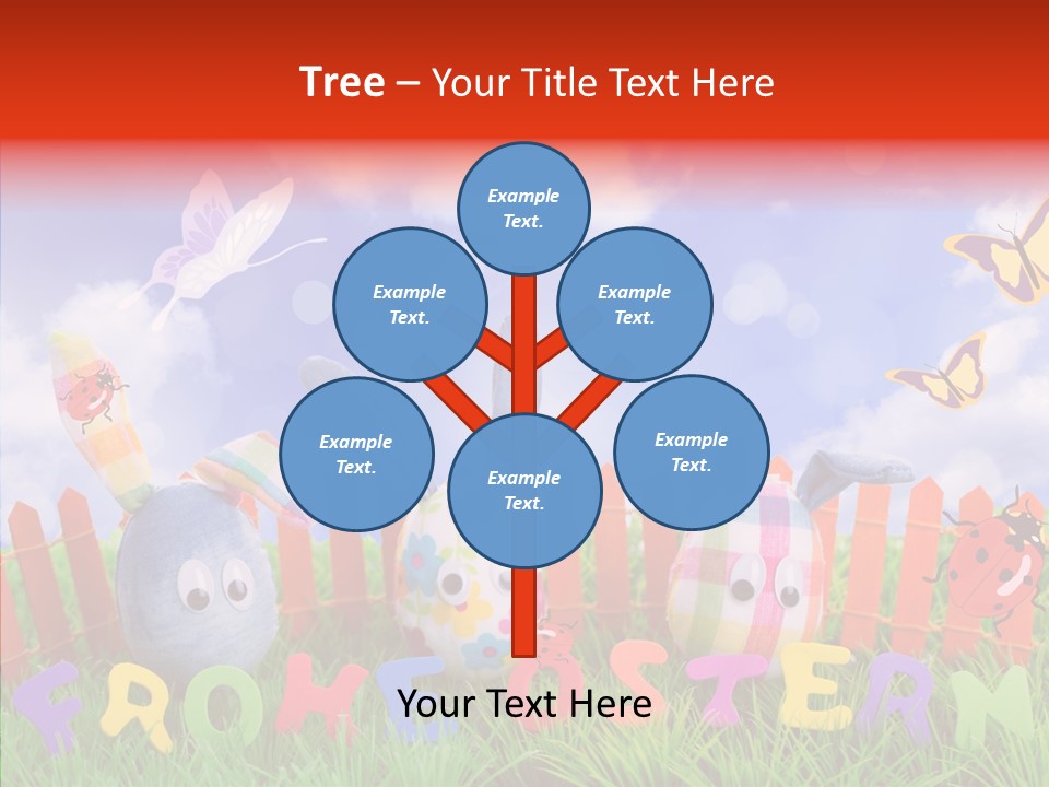 Osterhase Eier Easter PowerPoint Template