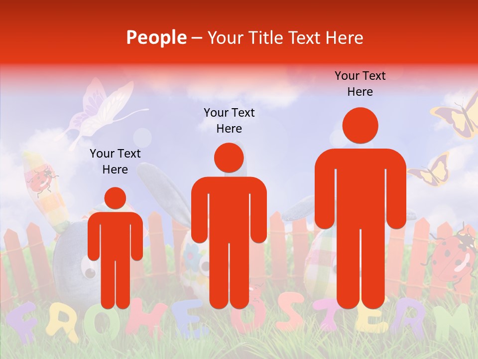 Osterhase Eier Easter PowerPoint Template