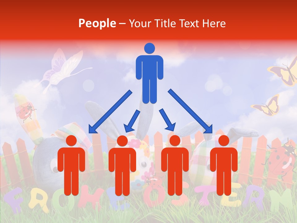 Osterhase Eier Easter PowerPoint Template