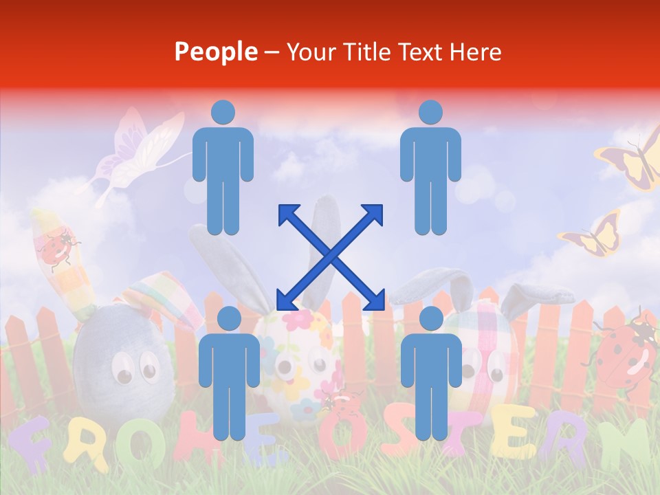 Osterhase Eier Easter PowerPoint Template