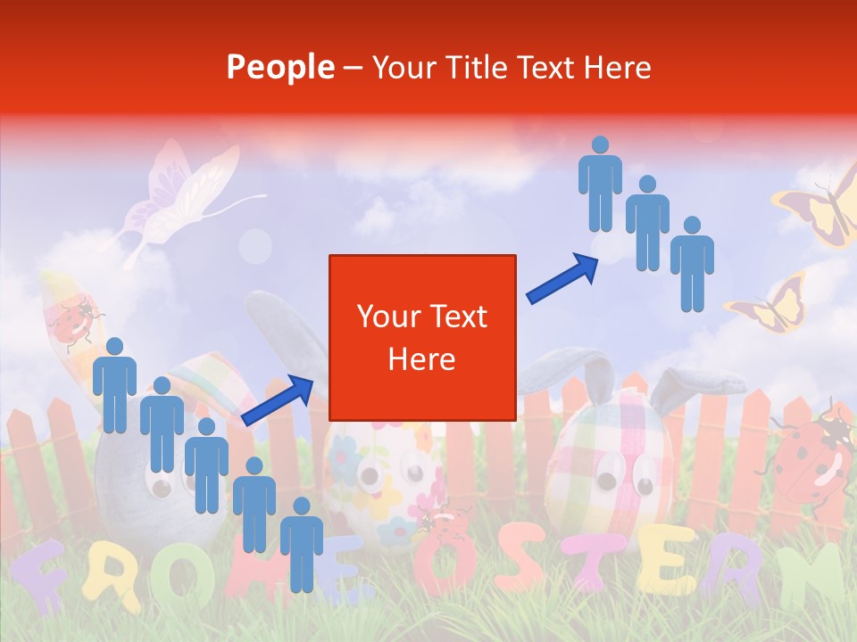 Osterhase Eier Easter PowerPoint Template