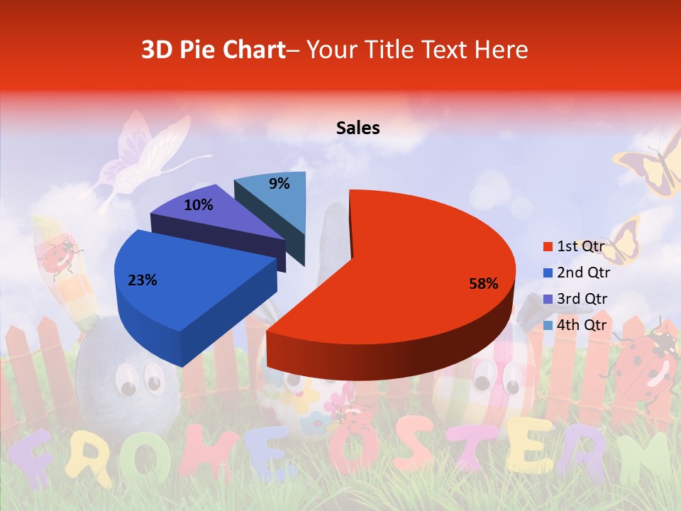 Osterhase Eier Easter PowerPoint Template