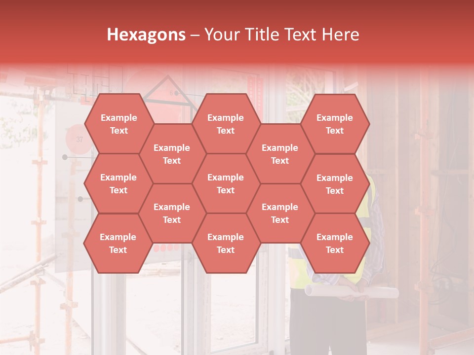 Red Indoors Architect PowerPoint Template