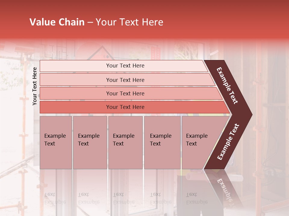 Red Indoors Architect PowerPoint Template