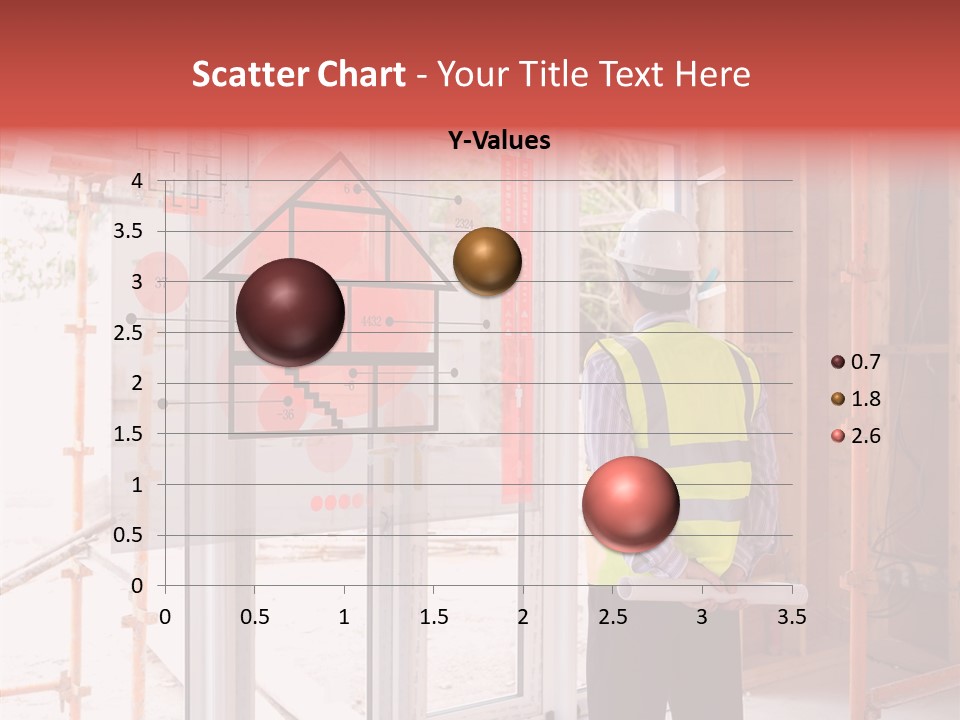 Red Indoors Architect PowerPoint Template