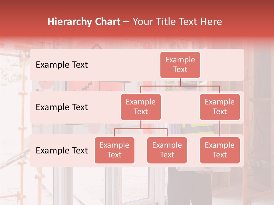Red Indoors Architect PowerPoint Template