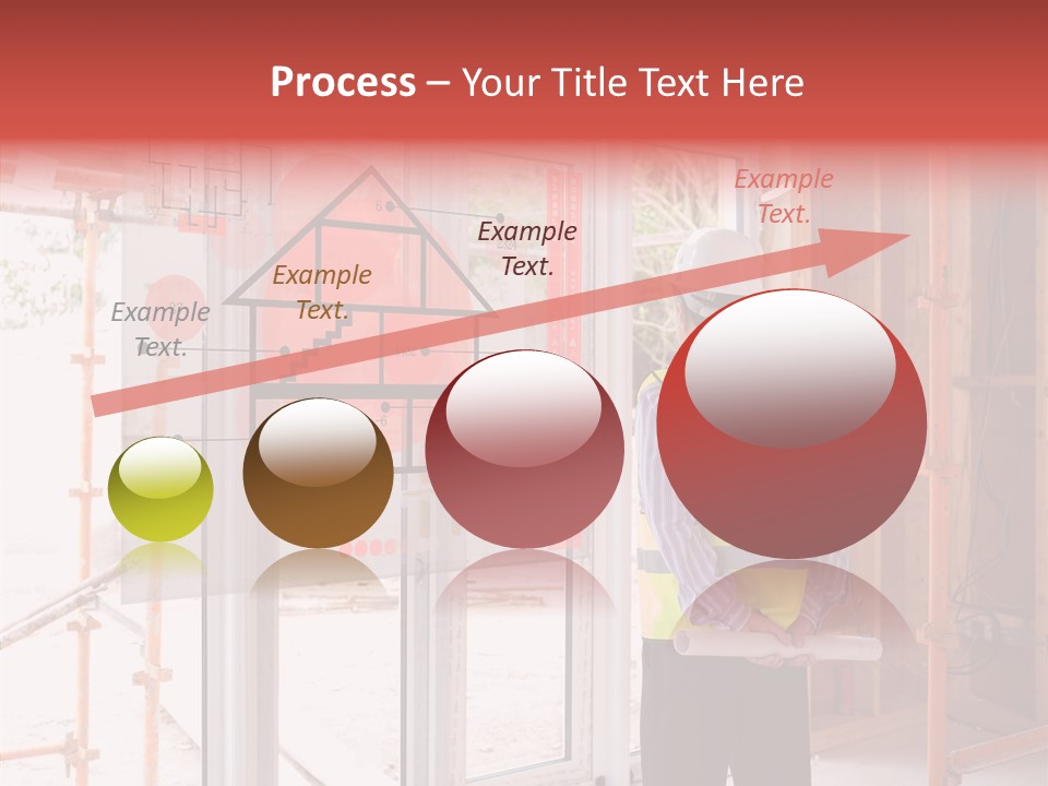 Red Indoors Architect PowerPoint Template