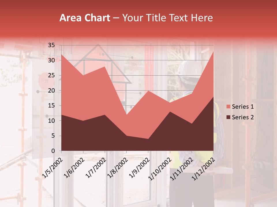 Red Indoors Architect PowerPoint Template