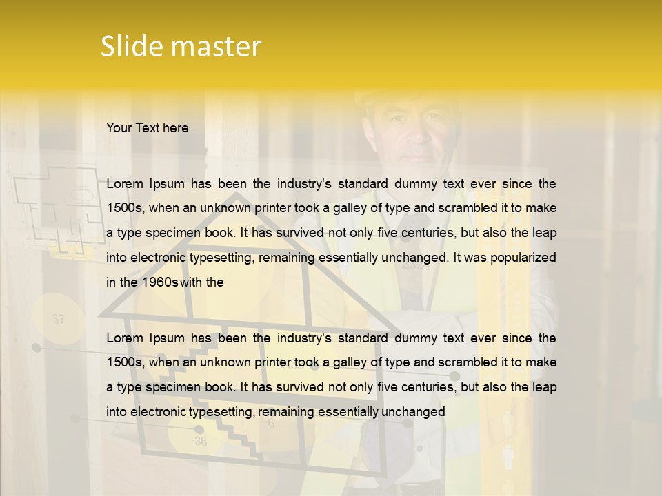 Holographic Screen Site PowerPoint Template