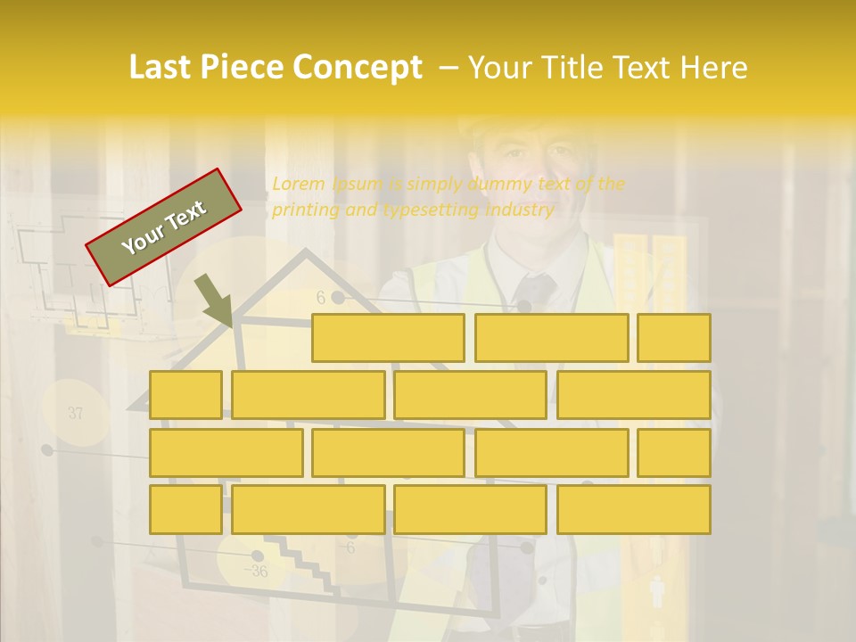 Holographic Screen Site PowerPoint Template