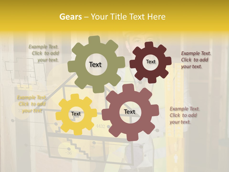 Holographic Screen Site PowerPoint Template