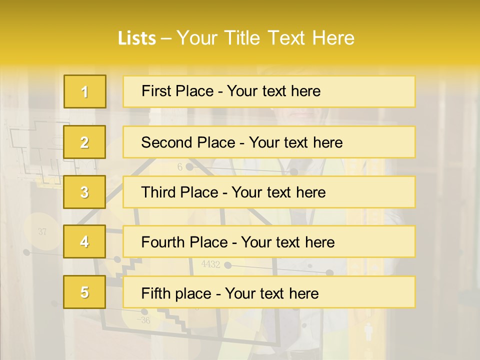 Holographic Screen Site PowerPoint Template