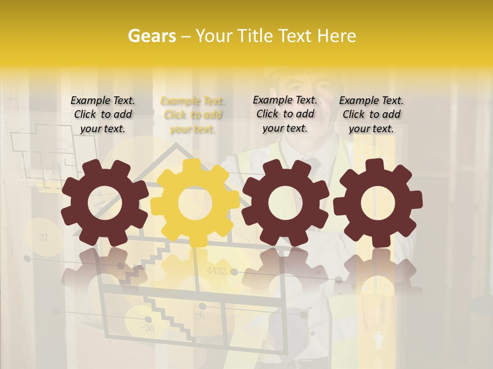 Holographic Screen Site PowerPoint Template