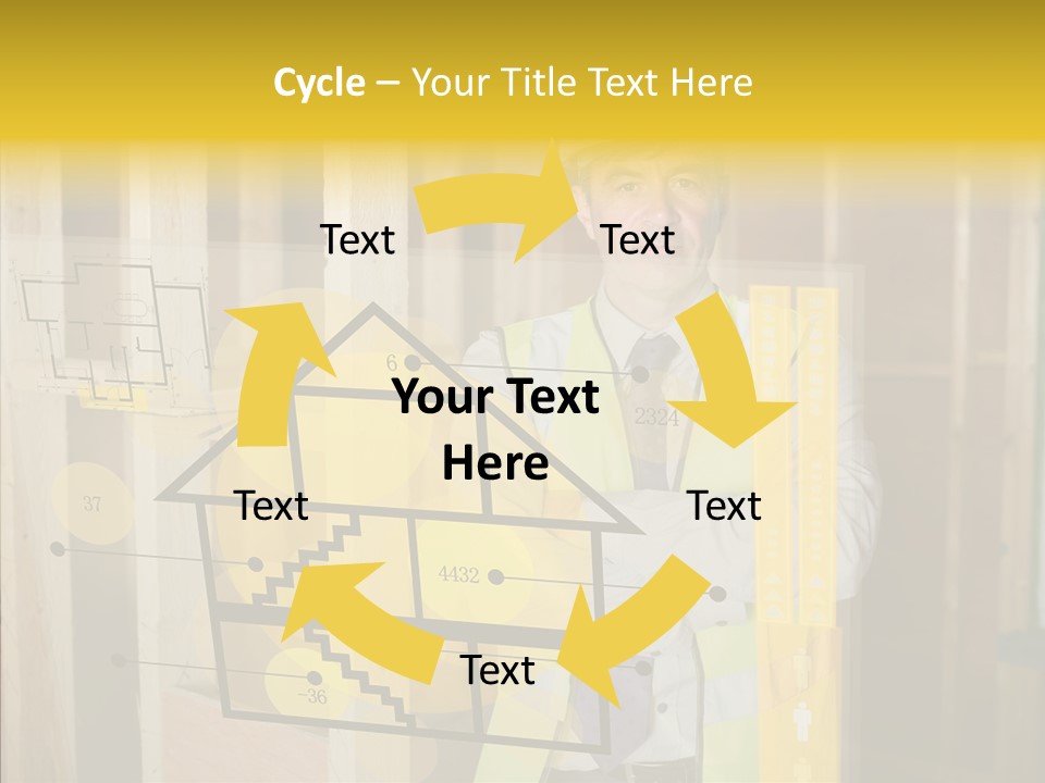 Holographic Screen Site PowerPoint Template