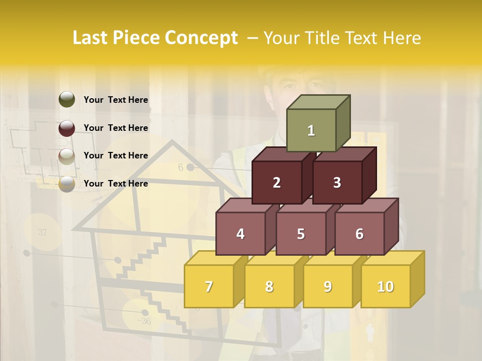 Holographic Screen Site PowerPoint Template