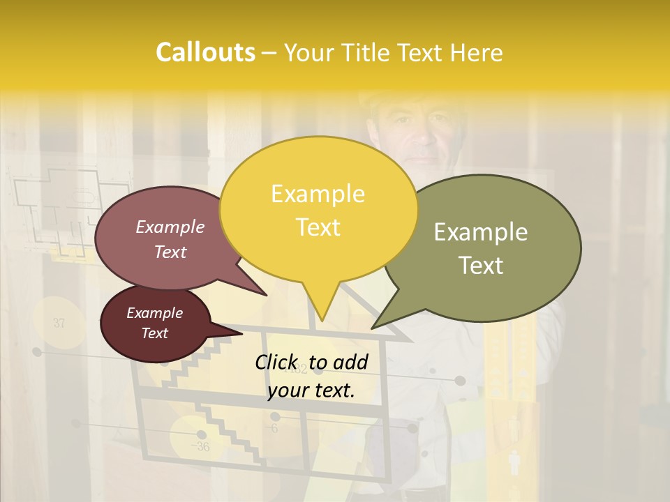 Holographic Screen Site PowerPoint Template