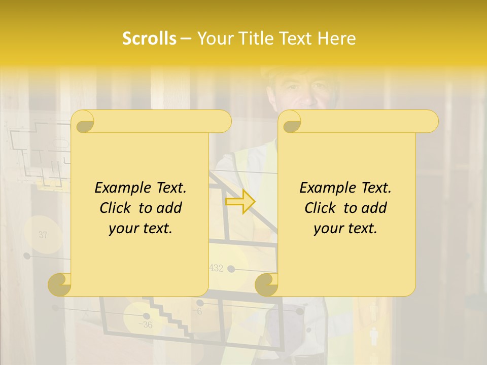 Holographic Screen Site PowerPoint Template