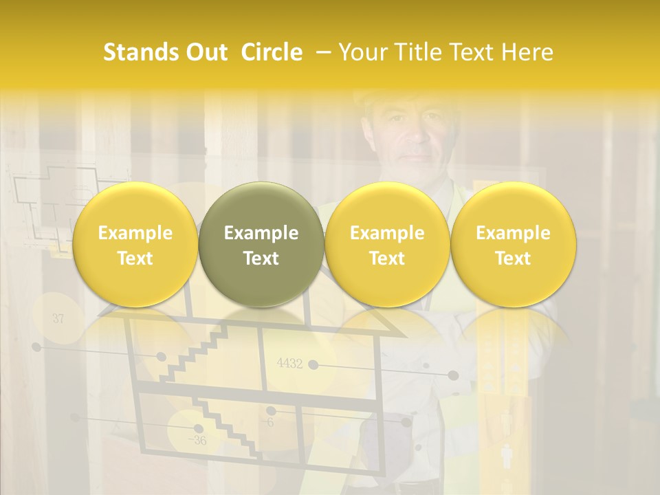 Holographic Screen Site PowerPoint Template