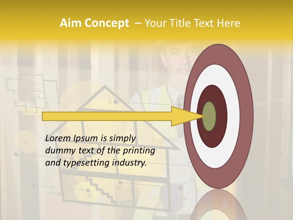 Holographic Screen Site PowerPoint Template