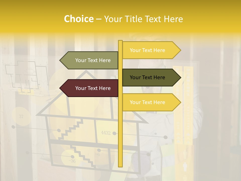Holographic Screen Site PowerPoint Template