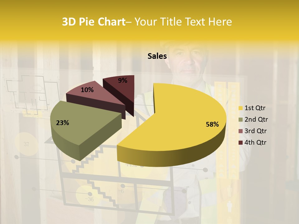 Holographic Screen Site PowerPoint Template