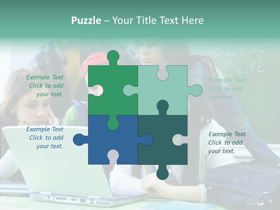 Monitor Friends Classroom PowerPoint Template