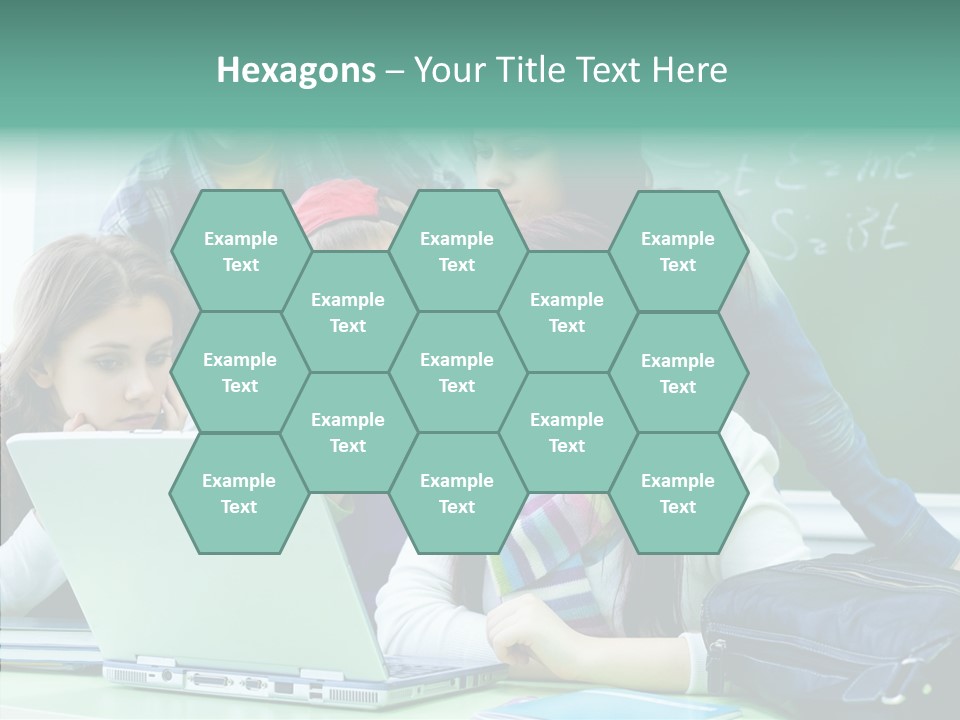 Monitor Friends Classroom PowerPoint Template
