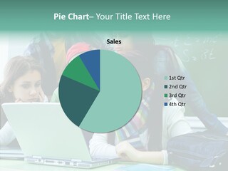 Monitor Friends Classroom PowerPoint Template