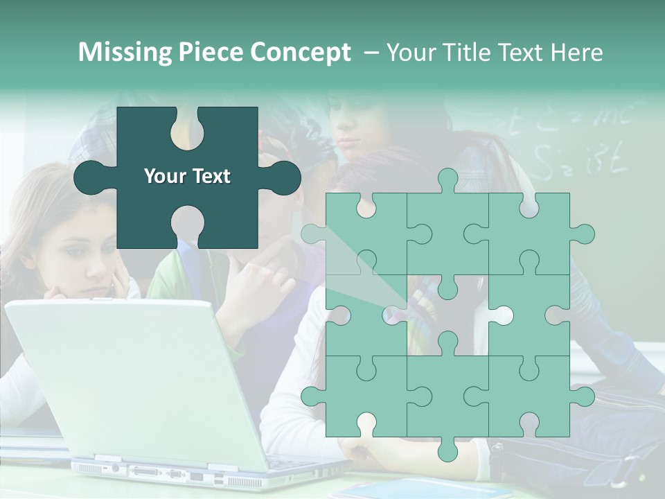 Monitor Friends Classroom PowerPoint Template