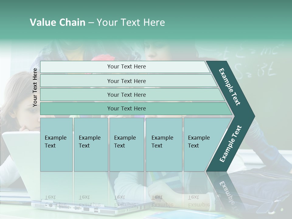 Monitor Friends Classroom PowerPoint Template