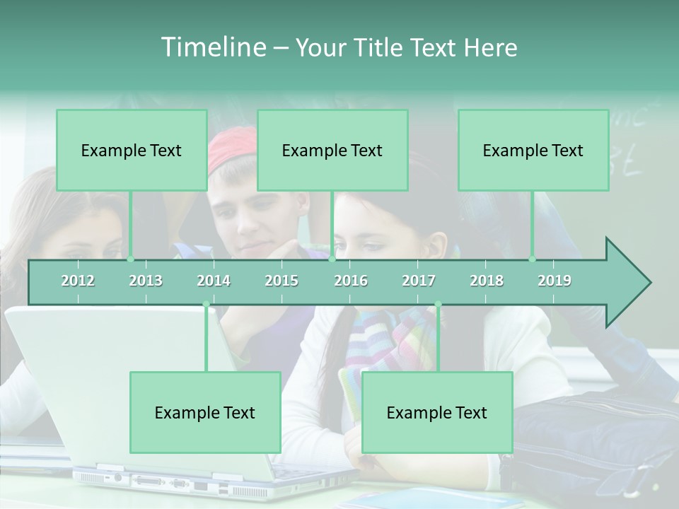 Monitor Friends Classroom PowerPoint Template