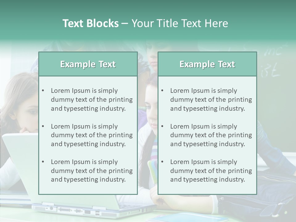 Monitor Friends Classroom PowerPoint Template