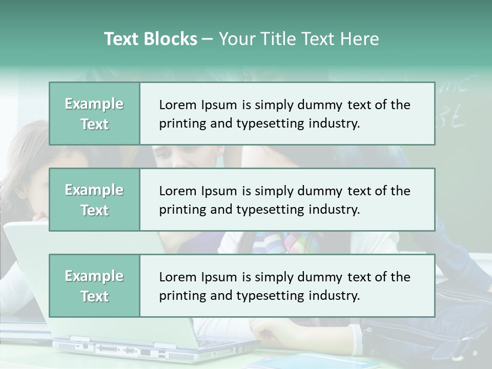 Monitor Friends Classroom PowerPoint Template