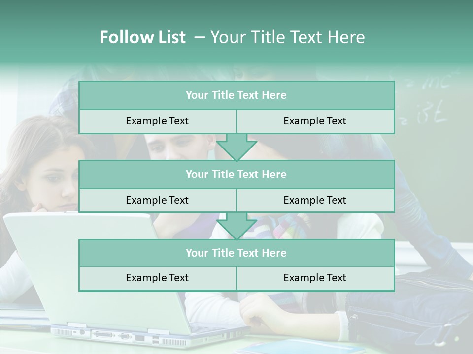 Monitor Friends Classroom PowerPoint Template