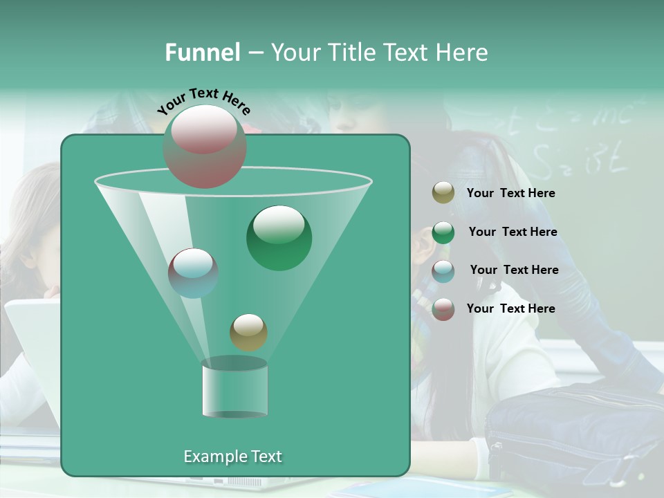 Monitor Friends Classroom PowerPoint Template