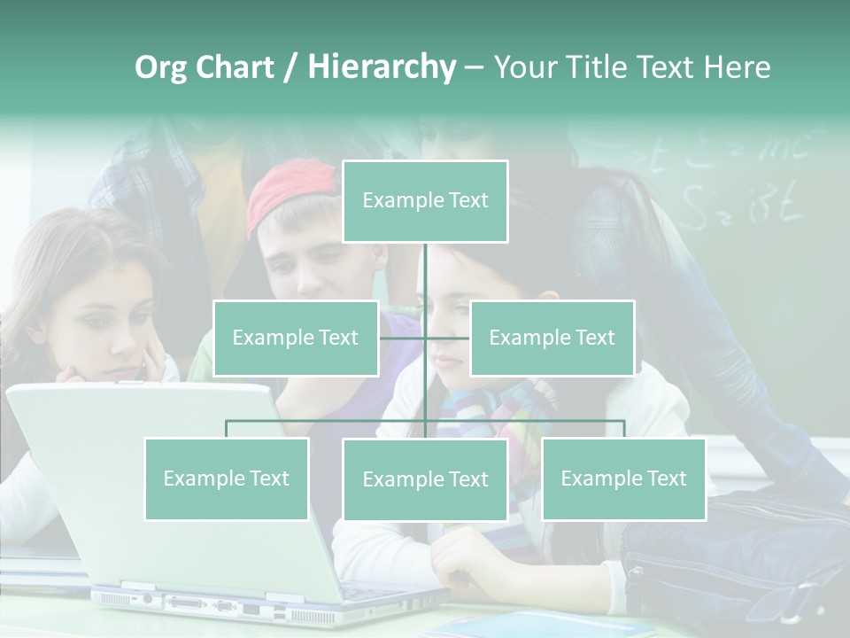 Monitor Friends Classroom PowerPoint Template