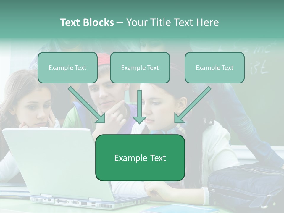 Monitor Friends Classroom PowerPoint Template