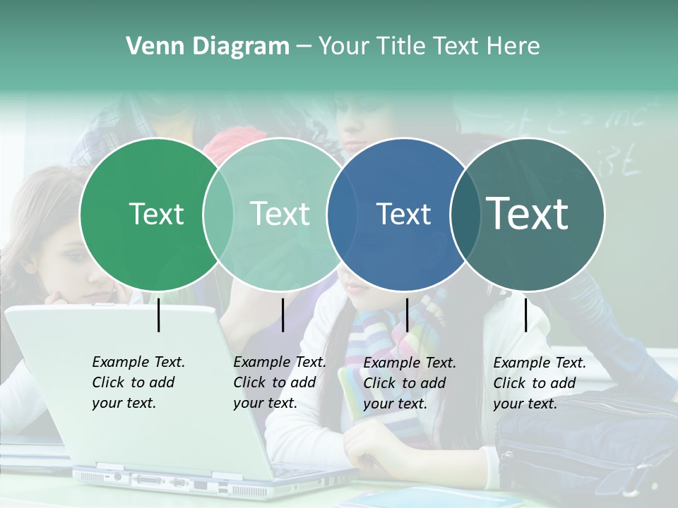Monitor Friends Classroom PowerPoint Template