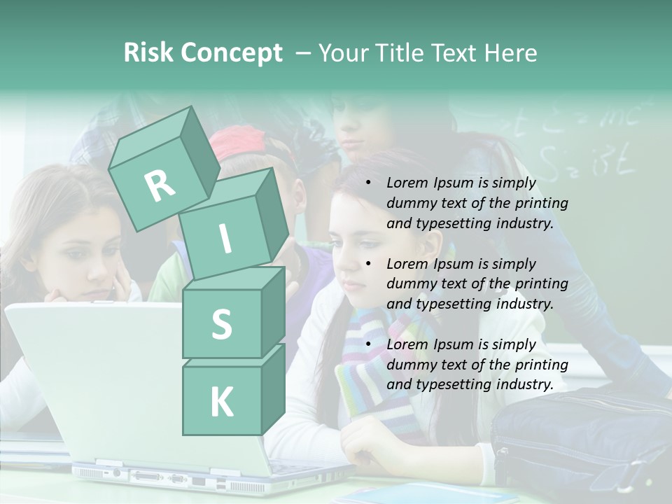 Monitor Friends Classroom PowerPoint Template