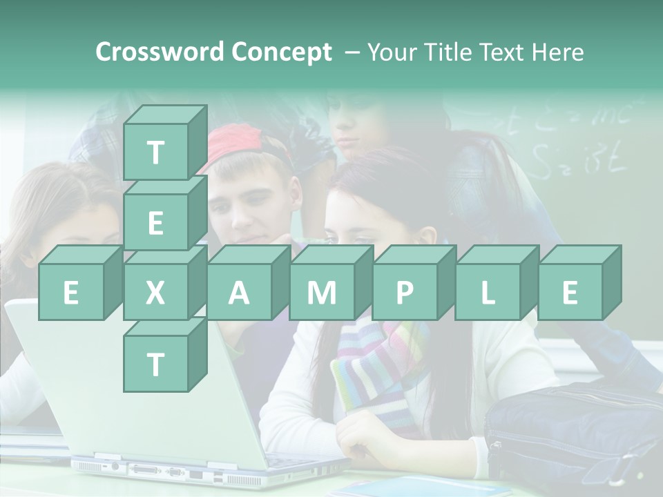 Monitor Friends Classroom PowerPoint Template