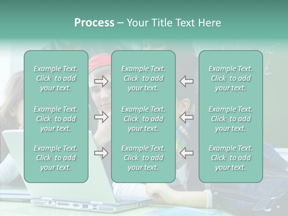 Monitor Friends Classroom PowerPoint Template