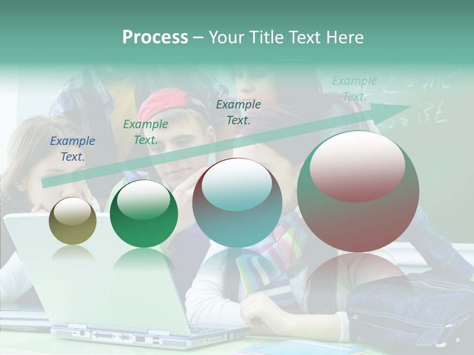 Monitor Friends Classroom PowerPoint Template