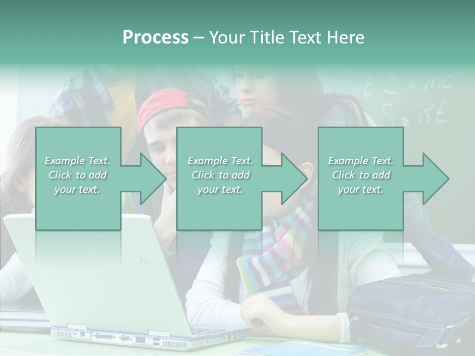 Monitor Friends Classroom PowerPoint Template